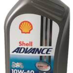 Shell Advance 4T 10W-40 1 liter